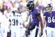 BALTIMORE, MARYLAND - JANUARY 06: Lamar Jackson #8 of the Baltimore Ravens reacts after a play against the Los Angeles Chargers during the third quarter in the AFC Wild Card Playoff game at M&T Bank Stadium on January 06, 2019 in Baltimore, Maryland. (Photo by Patrick Smith/Getty Images)