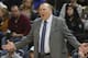 Minnesota Timberwolves' head coach Tom Thibodeau calls out to his team during the second half of an NBA basketball game Sunday, Jan. 6, 2019, in Minneapolis. Minnesota won 108-86. (AP Photo/Stacy Bengs)