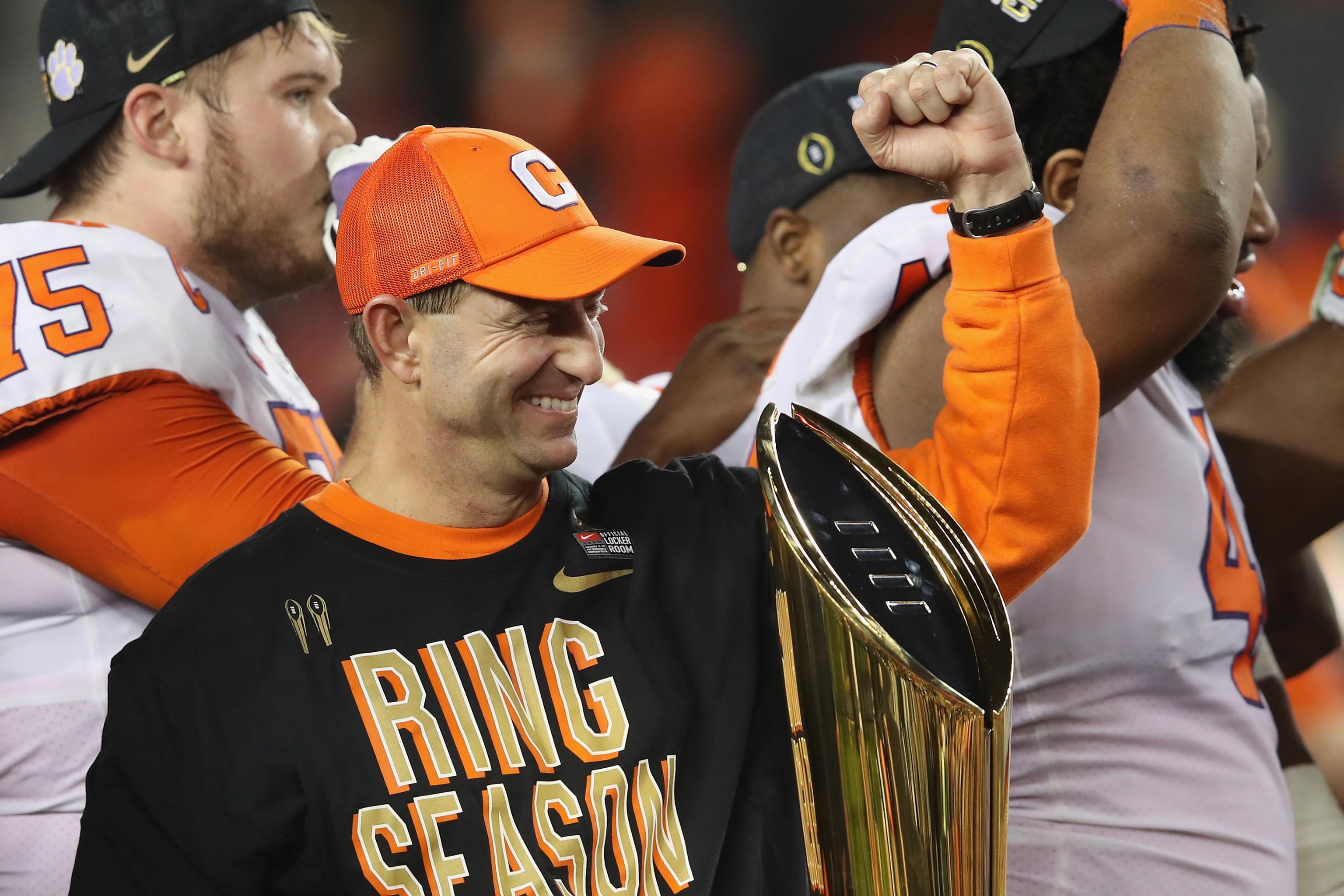 Dabo Swinney, Nick Saban Have Very Different Gatorade Bath Histories