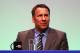 BOURNEMOUTH, ENGLAND - MARCH 19: Paul Merson answers questions during Gillette Soccer Saturday Live with Jeff Stelling on March 19, 2012 at the Bournemouth International Centre in Bournemouth, England. (Photo by Bryn Lennon/Getty Images)