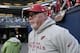 Arizona Cardinals head coach Bruce Arians looks out to the field before an NFL football game against the Seattle Seahawks, Sunday, Dec. 31, 2017, in Seattle. (AP Photo/John Froschauer)
