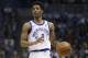 FILE - In this Jan. 12, 2018 file photo, Golden State Warriors' Patrick McCaw dribbles during the first half of an NBA basketball game against the Milwaukee Bucks in Milwaukee. McCaw is practicing with the Cavaliers, who signed him to a two-year, $6 million offer sheet last week. McCaw officially joined the Cavaliers' roster on Monday, Dec. 31 after Golden State decided not to match Cleveland's offer. (AP Photo/Morry Gash, File)
