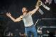 Dean Ambrose celebrates victory over the Wiz during the WWE show at Zenith Arena on may 09, 2017 in Lille, north France. / AFP PHOTO / PHILIPPE HUGUEN (Photo credit should read PHILIPPE HUGUEN/AFP/Getty Images)