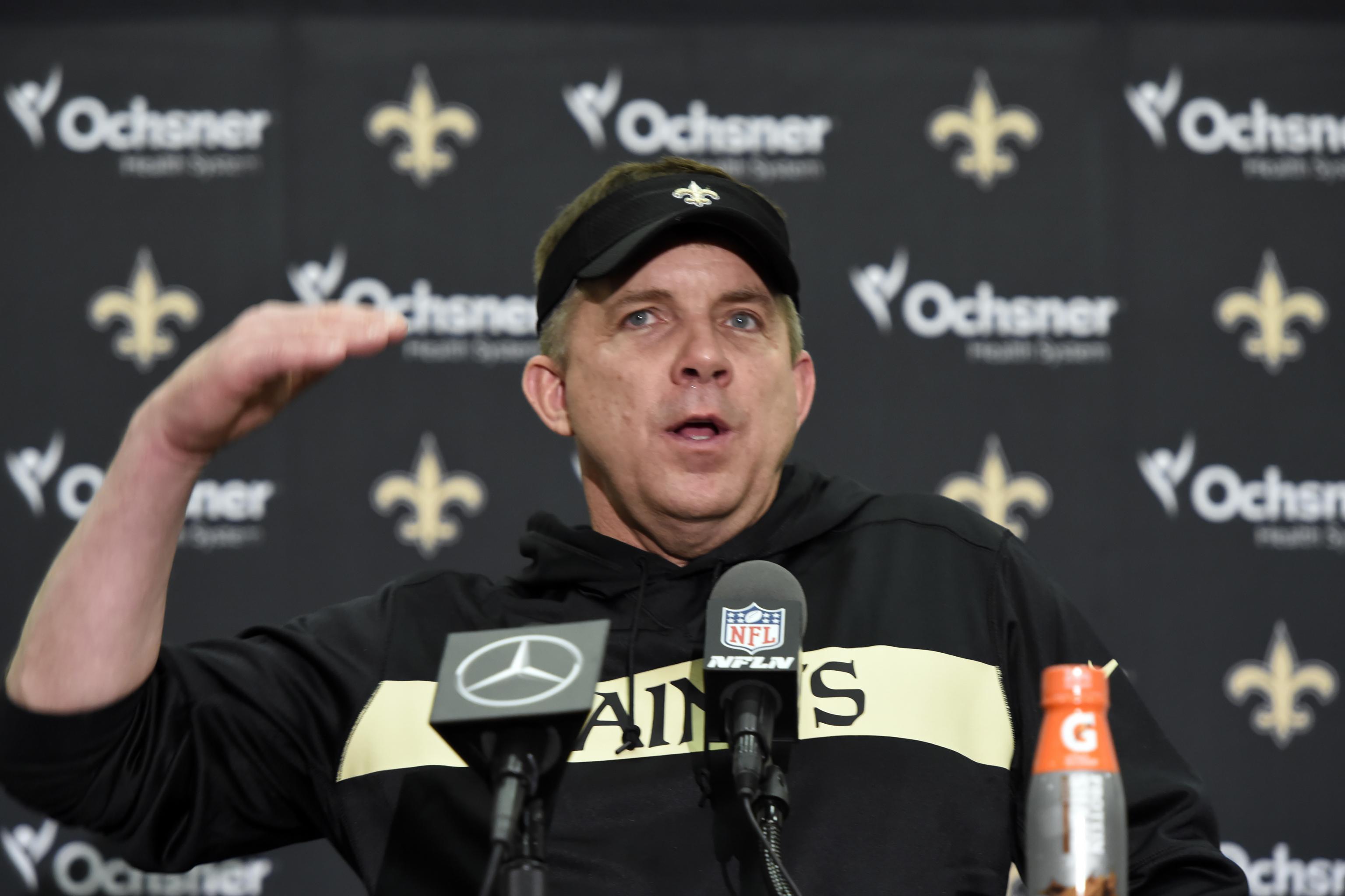 Saints Shown $200,000 Cash, Lombardi Trophy, Super Bowl Ring by Sean Payton  Before NFL Playoffs