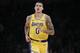 Los Angeles Lakers forward Kyle Kuzma in action during the second half of an NBA preseason basketball game against the Sacramento Kings in Los Angeles, Thursday, Oct. 4, 2018. The Lakers won 128-123. (AP Photo/Kelvin Kuo)