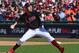 Cleveland Indians starting pitcher Trevor Bauer delivers in the sixth inning during Game 3 of a baseball American League Division Series against the Houston Astros, Monday, Oct. 8, 2018, in Cleveland. (AP Photo/Phil Long)