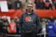 Cleveland Browns head coach Gregg Williams watches before an NFL football game against the Cincinnati Bengals, Sunday, Dec. 23, 2018, in Cleveland. (AP Photo/Ron Schwane)