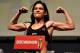 LOS ANGELES, CA - AUGUST 03: Polyana Viana of Brazil poses on the scale during the UFC 227 weigh-in inside the Orpheum Theater on August 3, 2018 in Los Angeles, California. (Photo by Jeff Bottari/Zuffa LLC/Zuffa LLC via Getty Images)