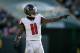 GREEN BAY, WISCONSIN - DECEMBER 09: Julio Jones #11 of the Atlanta Falcons lines up for a play in the first quarter against the Green Bay Packers at Lambeau Field on December 09, 2018 in Green Bay, Wisconsin. (Photo by Dylan Buell/Getty Images)