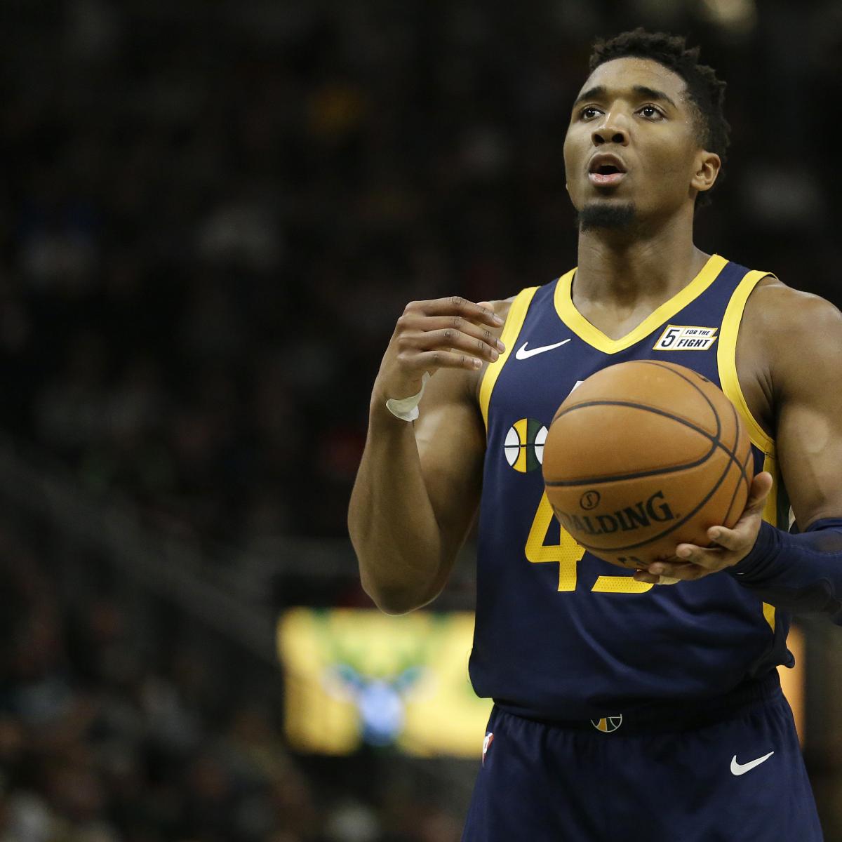 Video: Donovan Mitchell Posterizes JaVale McGee with Epic Tomahawk Slam | Bleacher Report | Latest News, Videos and Highlights
