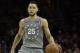 Philadelphia 76ers' Ben Simmons in action during an NBA basketball game against the Atlanta Hawks, Friday, Jan. 11, 2019, in Philadelphia. (AP Photo/Matt Slocum)