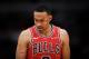 CHICAGO, ILLINOIS - JANUARY 04: Jabari Parker #2 of the Chicago Bulls walks across the court in the second quarter against the Indiana Pacers at the United Center on January 04, 2019 in Chicago, Illinois. NOTE TO USER: User expressly acknowledges and agrees that, by downloading and or using this photograph, User is consenting to the terms and conditions of the Getty Images License Agreement. (Photo by Dylan Buell/Getty Images)