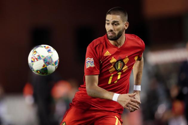 BRUSSEL,  - OCTOBER 12: Yannick Carrasco of Belgium  during the  UEFA Nations league match between Belgium  v Switzerland  at the Koning Boudewijnstadion on October 12, 2018 in Brussel  (Photo by Cees van Hoogdalem/Soccrates /Getty Images)