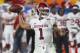 Oklahoma quarterback Kyler Murray (1) looks to pass the ball, during the second half of the Orange Bowl NCAA college football game against Alabama, Saturday, Dec. 29, 2018, in Miami Gardens, Fla. (AP Photo/Wilfredo Lee)