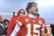 Patrick Mahomes and the Chiefs will host the Patriots in the AFC title game.