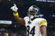 Pittsburgh Steelers wide receiver Antonio Brown (84) celebrates sho touchdown reception in the second half of an NFL football game against the New Orleans Saints in New Orleans, Sunday, Dec. 23, 2018. (AP Photo/Butch Dill)