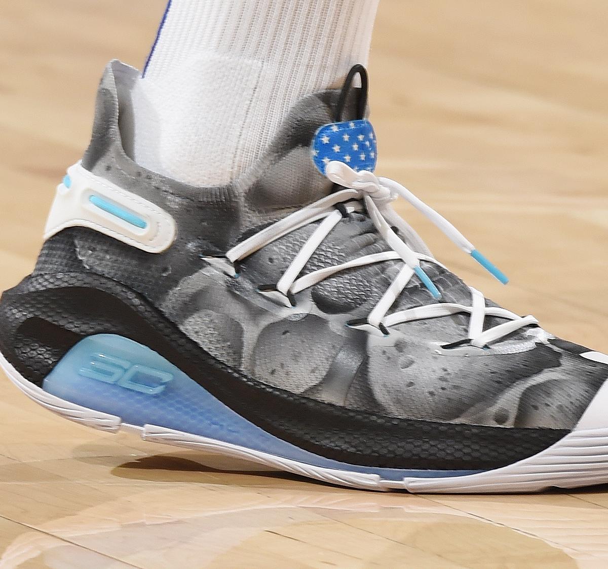 Stephen Curry's Game-Worn 'Moon Landing' Shoes Sell for $58,100 at ...