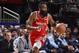 HOUSTON, TX - JANUARY 14 : James Harden #13 of the Houston Rockets dribbles the ball during the game against the Memphis Grizzlies on January 14, 2019 at the Toyota Center in Houston, Texas. NOTE TO USER: User expressly acknowledges and agrees that, by downloading and or using this photograph, User is consenting to the terms and conditions of the Getty Images License Agreement. Mandatory Copyright Notice: Copyright 2019 NBAE (Photo by Bill Baptist/NBAE via Getty Images)