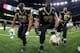 NEW ORLEANS, LOUISIANA - JANUARY 13: Craig Robertson #52 of the New Orleans Saints and Terron Armstead #72 of the New Orleans Saints celebrate after defeating the Philadelphia Eagles 20-17 during the NFC Divisional Playoff at the Mercedes Benz Superdome on January 13, 2019 in New Orleans, Louisiana. (Photo by Sean Gardner/Getty Images)