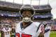 Houston Texans wide receiver Demaryius Thomas smiles as he takes the field against the Denver Broncos before an NFL football game, Sunday, Nov. 4, 2018, in Denver. (AP Photo/Jack Dempsey)