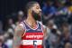 INDIANAPOLIS, IN - DECEMBER 23: Markieff Morris #5 of the Washington Wizards looks on during the game against the Indiana Pacers at Bankers Life Fieldhouse on December 23, 2018 in Indianapolis, Indiana. The Pacers won 105-89. NOTE TO USER: User expressly acknowledges and agrees that, by downloading and or using the photograph, User is consenting to the terms and conditions of the Getty Images License Agreement. (Photo by Joe Robbins/Getty Images)