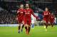 BRIGHTON, ENGLAND - JANUARY 12: Mohamed Salah of Liverpool celebrates after scoring his team's first goal from the penalty spot during the Premier League match between Brighton & Hove Albion and Liverpool FC at American Express Community Stadium on January 12, 2019 in Brighton, United Kingdom. (Photo by Bryn Lennon/Getty Images)