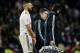 SEVILLA, SPAIN - JANUARY 13: Karim Benzema of Real Madrid is leaving the pitch injured during the La Liga Santander match between Real Betis Sevilla v Real Madrid at the Estadio Benito Villamarin on January 13, 2019 in Sevilla Spain (Photo by Erwin Spek/Soccrates/Getty Images)