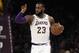 Los Angeles Lakers' LeBron James (23) during the first half of an NBA basketball game against the Memphis Grizzlies Sunday, Dec. 23, 2018, in Los Angeles. (AP Photo/Marcio Jose Sanchez)