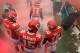 KANSAS CITY, MISSOURI - JANUARY 12: Patrick Mahomes #15, Travis Kelce #87, and Tyreek Hill #10 of the Kansas City Chiefs exit the tunnel onto the field during player introductions prior to the AFC Divisional round playoff game against the Indianapolis Colts at Arrowhead Stadium on January 12, 2019 in Kansas City, Missouri. (Photo by Jamie Squire/Getty Images)