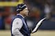 CHICAGO, IL - DECEMBER 4: Offensive assistant coach Scott Linehan of the Dallas Cowboys looks on during the game against the Chicago Bears at Soldier Field on December 4, 2014 in Chicago, Illinios. The Cowboys defeated the Bears 41-28. (Photo by Joe Robbins/Getty Images)