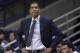 FILE - In this Feb. 7, 2018, file photo, Connecticut head coach Kevin Ollie watches from the sideline during the first half an NCAA college basketball game in Storrs, Conn. Ollie was fired in March amid an NCAA investigation. In response to open records requests from The Associated Press and other news organizations, UConn president Susan Herbst on Monday, June 25, released a June 19 letter upholding Ollie's firing, which said the former men's basketball coach had a pattern of breaking NCAA rules and committed serious violations. (AP Photo/Jessica Hill, File)