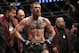 LAS VEGAS, NV - OCTOBER 06: Conor McGregor of Ireland is involved in a post-fight incident following his loss to Khabib Nurmagomedov of Russia in their UFC lightweight championship bout during the UFC 229 event inside T-Mobile Arena on October 6, 2018 in Las Vegas, Nevada. (Photo by Jeff Bottari/Zuffa LLC/Zuffa LLC via Getty Images)