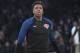 New York Knicks guard Frank Ntilikina during warm ups before the start of an NBA basketball game against the Brooklyn Nets, Saturday, Dec. 8, 2018, at Madison Square Garden in New York. (AP Photo/Mary Altaffer)