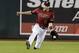 Arizona Diamondbacks centerfielder A.J. Pollock slides in the first inning to come up with the ball during a baseball game against the Colorado Rockies, Sunday, Sept 23, 2018, in Phoenix. (AP Photo/Darryl Webb)