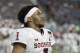 Oklahoma quarterback Kyler Murray (1) looks up, during the first half of the Orange Bowl NCAA college football game against Alabama, Saturday, Dec. 29, 2018, in Miami Gardens, Fla. (AP Photo/Lynne Sladky)