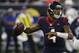 HOUSTON, TEXAS - JANUARY 05: Deshaun Watson #4 of the Houston Texans looks for a receiver against the Indianapolis Colts during the Wild Card Round at NRG Stadium on January 05, 2019 in Houston, Texas. (Photo by Bob Levey/Getty Images)