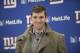 New York Giants quarterback Eli Manning speaks to reporters after an NFL football game against the Dallas Cowboys, Sunday, Dec. 30, 2018, in East Rutherford, N.J. The Cowboys defeated the Giants 36-35. (AP Photo/Bill Kostroun)