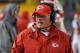 PITTSBURGH, PA - OCTOBER 02: Defensive coordinator Bob Sutton of the Kansas City Chiefs looks on from the sideline during a game against the Pittsburgh Steelers at Heinz Field on October 2, 2016 in Pittsburgh, Pennsylvania. The Steelers defeated the Chiefs 43-14. (Photo by George Gojkovich/Getty Images)