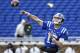 Duke Quarterback Daniel Jones makes a pass during the second half of an NCAA college football game in Durham, N.C., Saturday, Nov. 24, 2018. (AP Photo/Ben McKeown)