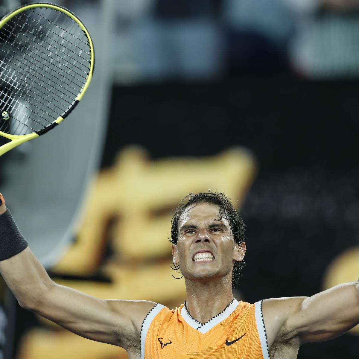 Australian Open 2019: Rafael Nadal's Win and More from Tuesday's Results | Bleacher ...