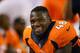 DENVER, CO - SEPTEMBER 8: Outside Linebacker Shaquil Barrett #48 of the Denver Broncos looks on against the Carolina Panthers at Sports Authority Field Field at Mile High on September 8, 2016 in Denver, Colorado. (Photo by Justin Edmonds/Getty Images)