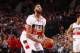 PORTLAND, OR - JANUARY 18: Anthony Davis #23 of the New Orleans Pelicans shoots a free throw during the game against the Portland Trail Blazers on January 18, 2019 at the Moda Center Arena in Portland, Oregon. NOTE TO USER: User expressly acknowledges and agrees that, by downloading and or using this photograph, user is consenting to the terms and conditions of the Getty Images License Agreement. Mandatory Copyright Notice: Copyright 2019 NBAE (Photo by Cameron Browne/NBAE via Getty Images)