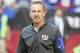 New York Giants head coach Steve Spagnuolo during an NFL football game against the Arizona Cardinals, Sunday, Dec. 24, 2017, in Glendale, Ariz. The Cardinals won 23-0. (AP Photo/Rick Scuteri)