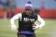 Buffalo Bills running back LeSean McCoy works out prior to an NFL football game against the Jacksonville Jaguars, Sunday, Nov. 25, 2018, in Orchard Park, N.Y. (AP Photo/Adrian Kraus)
