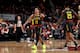 CHICAGO, IL - JANUARY 23: Trae Young #11 of the Atlanta Hawks smiles against the Chicago Bulls on January 23, 2019 at the United Center in Chicago, Illinois. NOTE TO USER: User expressly acknowledges and agrees that, by downloading and or using this photograph, user is consenting to the terms and conditions of the Getty Images License Agreement. Mandatory Copyright Notice: Copyright 2019 NBAE (Photo by Gary Dineen/NBAE via Getty Images)
