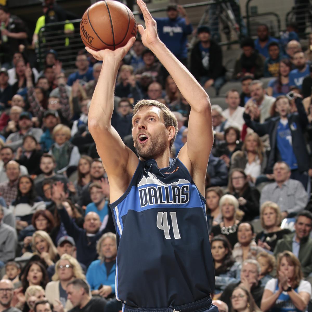 Dirk Nowitzki Reportedly Will Take Part in 2019 NBA All-Star 3-Point Contest ...