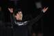 Nathan Chen acknowledges the audience after performing the men's free skate at the U.S. Figure Skating Championships, Sunday, Jan. 27, 2019, in Detroit. (AP Photo/Paul Sancya)