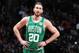 BROOKLYN, NY - JANUARY 14: Gordon Hayward #20 of the Boston Celtics looks on against the Brooklyn Nets on January 14, 2019 at Barclays Center in Brooklyn, New York. NOTE TO USER: User expressly acknowledges and agrees that, by downloading and or using this Photograph, user is consenting to the terms and conditions of the Getty Images License Agreement. Mandatory Copyright Notice: Copyright 2019 NBAE (Photo by Nathaniel S. Butler/NBAE via Getty Images)
