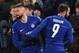 Chelsea's French striker Olivier Giroud (L) comes on to replace Chelsea's Argentinian striker Gonzalo Higuain (R) during the English FA Cup fourth round football match between Chelsea and Sheffield Wednesday at Stamford Bridge in London on January 27, 2019. (Photo by Glyn KIRK / AFP) / RESTRICTED TO EDITORIAL USE. No use with unauthorized audio, video, data, fixture lists, club/league logos or 'live' services. Online in-match use limited to 120 images. An additional 40 images may be used in extra time. No video emulation. Social media in-match use limited to 120 images. An additional 40 images may be used in extra time. No use in betting publications, games or single club/league/player publications. / (Photo credit should read GLYN KIRK/AFP/Getty Images)