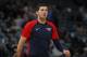 New Orleans Pelicans forward Nikola Mirotic (3) in the first half of an NBA basketball game Monday, Oct. 29, 2018, in Denver. (AP Photo/David Zalubowski)
